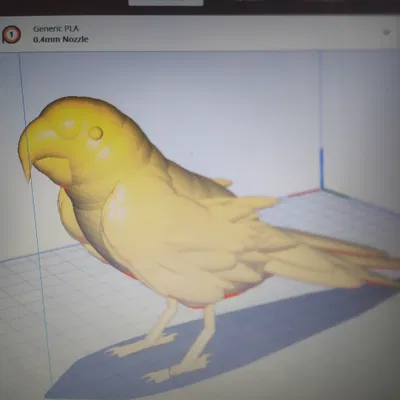 Mô Hình Vẹt Macaw 3D Sống Động - Trang Trí Độc Đáo