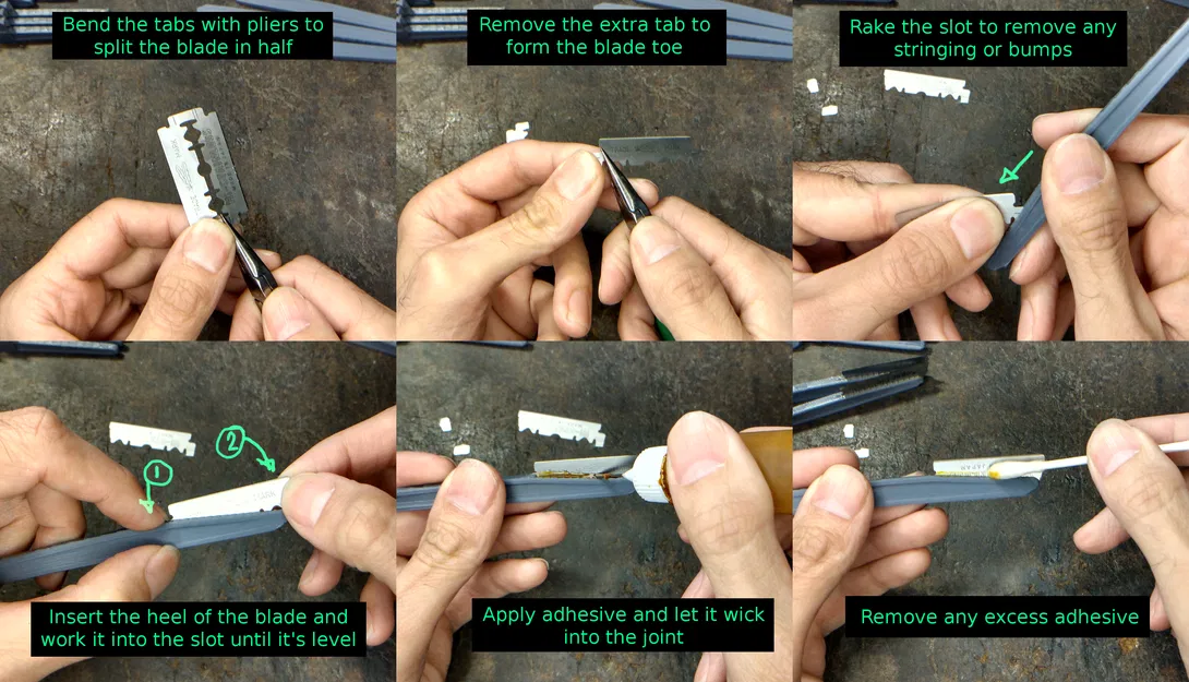 Cán Scalpel Tối Giản cho Lưỡi Dao Cạo Double-Edge Bẻ Đôi (SCAD) - Image 4