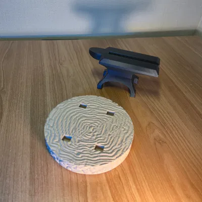 Kệ Đựng Danh Thiếp Hình Cái Đe Trên Gốc Cây – Trang Trí Bàn Làm Việc