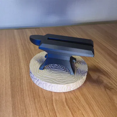 Kệ Đựng Danh Thiếp Hình Cái Đe Trên Gốc Cây – Trang Trí Bàn Làm Việc