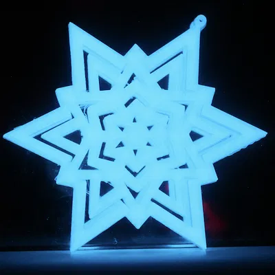 Bông tuyết phát quang (Phosphorescent Snowflakes)