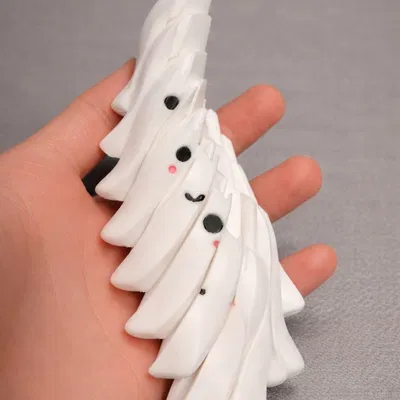 Fidget Ghost Co Giãn – Đồ Chơi Con Ma Khớp Nối Giảm Stress