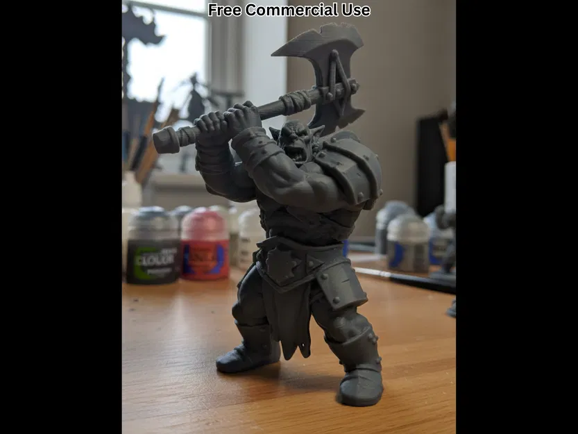 Orc Berserker – Mô hình miniature chiến binh cuồng nộ - Image 1