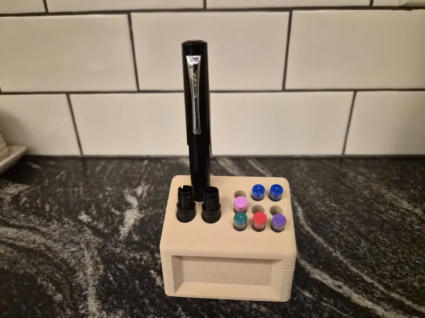 Giá đỡ bộ bút máy thư pháp Speedball Calligraphy Fountain Pen Set - Image 1