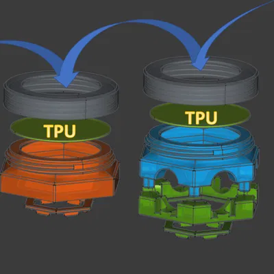 Trampolin - tương thích Gravitrax