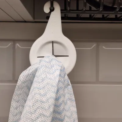 Móc Treo Khăn Lau Chén Bếp Tiện Lợi Bằng Nhựa Dẻo