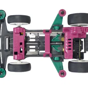 Khung gầm xe Mini 4WD Super 1 Tamiya - Mô hình 3D chi tiết