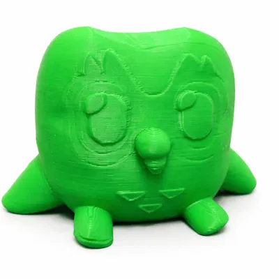 Mô hình Chú Cú Duolingo 3D đáng yêu