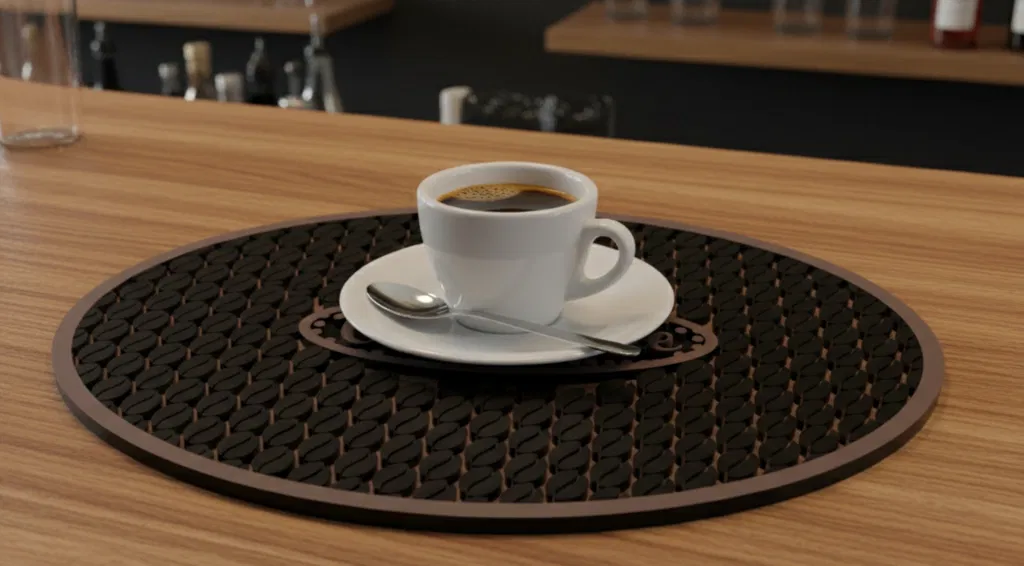 Tấm lót TPU hạt cà phê – “Coffee Time” - Image 3