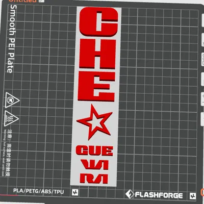 Trang Trí Tường "CHE Wall Art" 3D Sáng Tạo