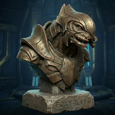 Tượng Arbiter Halo 3D - Mô Hình Trang Trí Độc Đáo Cho Fan Halo