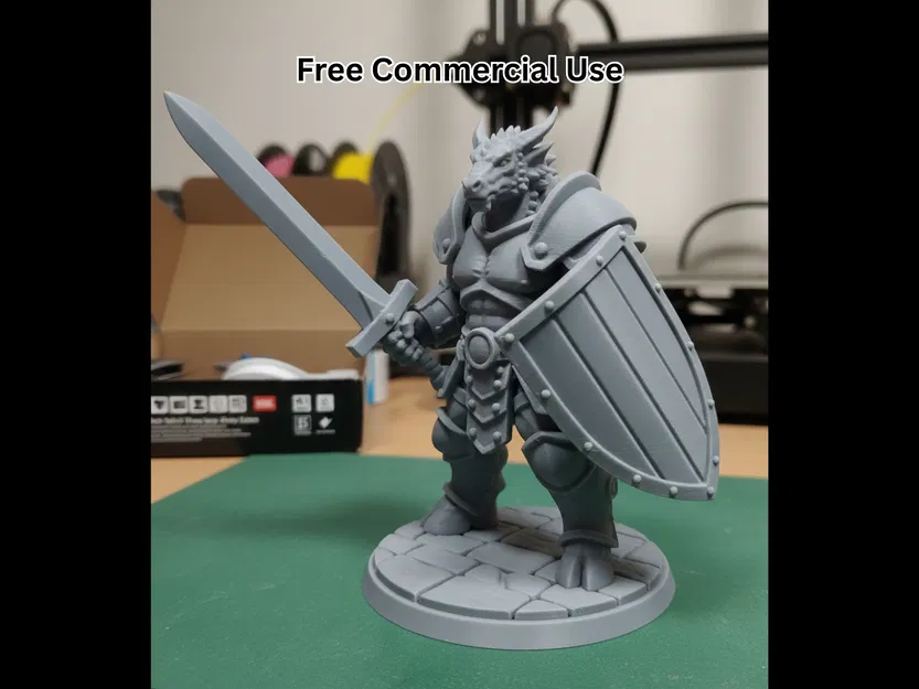 Mô Hình Dragonborn Knight Figure - Image 1
