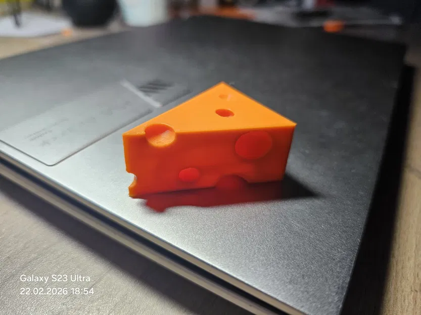 Mô Hình Miếng Phô Mai 3D Ngộ Nghĩnh - Image 1