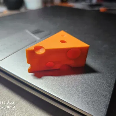 Mô Hình Miếng Phô Mai 3D Ngộ Nghĩnh