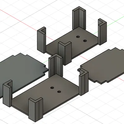 Khay Đựng Phụ Kiện KCM và ECM Gắn Sau Máy In 3D
