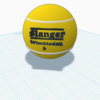 Quả bóng Wimbledon (mô hình 3D)