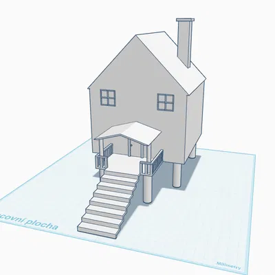 Mô hình Ngôi Nhà Sàn "domek na kůlech" - Trang trí và Dự án Sáng tạo