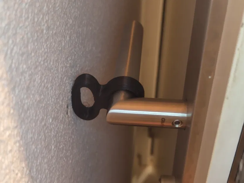 Đệm chống va tường cho tay nắm cửa 20mm (TPU) - Image 3