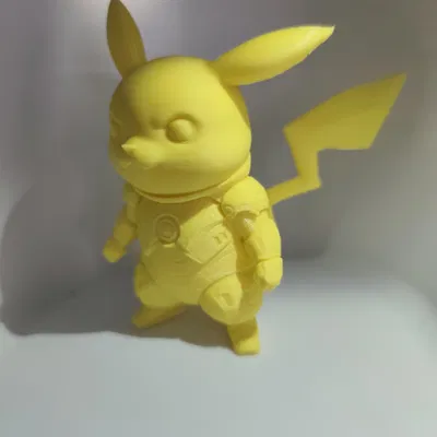 Mô Hình Pikachu Mặc Giáp Iron Man - Pokemon x Marvel Độc Lạ