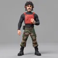 Tượng 3D Dr Disrespect Ngầu Lòi Phiên Bản Rằn Ri - Thumbnail 1