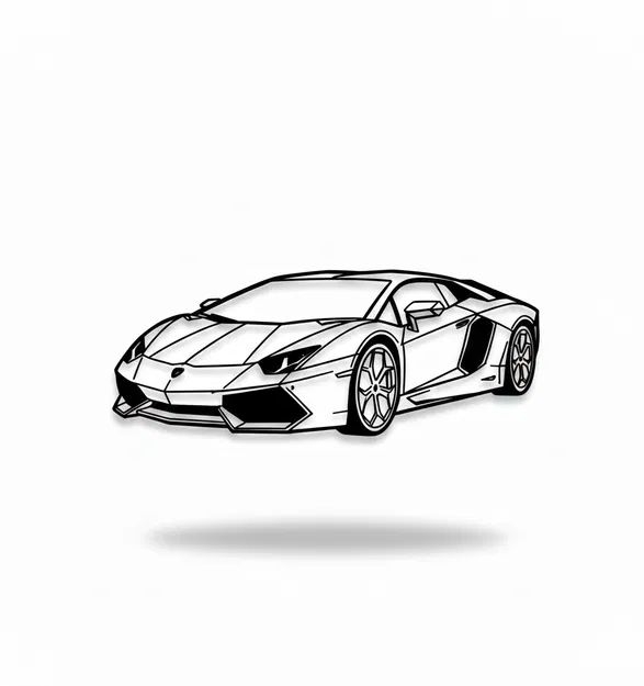 Trang Trí Tường Xe Lamborghini Aventador Độc Đáo Cho Ngôi Nhà - Image 1