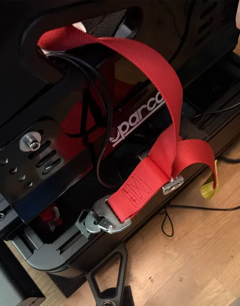 Chốt gài tăng tension dây đai cho sim racing rig (móc harness hai bên) - Image 1