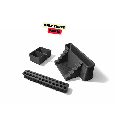 Kệ Để Cọ Vẽ/Đồ Sơn – Organizer Dụng Cụ Sơn & Workshop (Kèm Khay Nước)