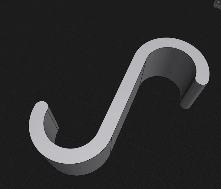 Móc Treo Đồ Hình Chữ S In 3D Tiện Lợi Cho Phòng Tắm - Image 1