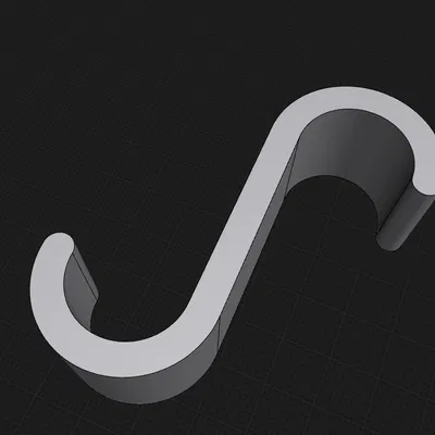 Móc Treo Đồ Hình Chữ S In 3D Tiện Lợi Cho Phòng Tắm