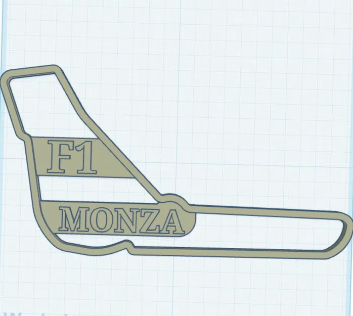 Mô Hình Đường Đua F1 Monza - Vật Trang Trí Độc Đáo Cho Fan Tốc Độ - Image 1