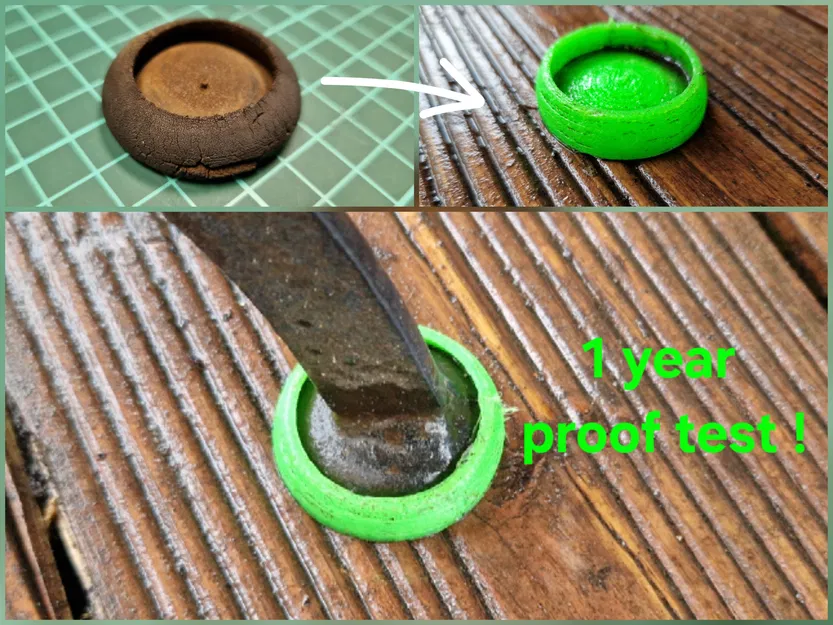 Chân Bọc TPU Dẻo Cho Ghế Sân Vườn (Flexible TPU Garden Chair Feet) - Image 1