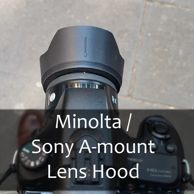 Chụp Đậy Ống Kính Minolta / Sony A-mount 3D - Image 1