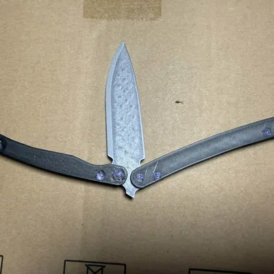 Dao bướm sắc (Butterfly knife, sharp)