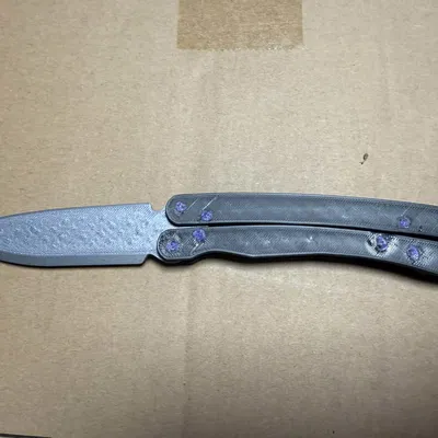 Dao bướm sắc (Butterfly knife, sharp)