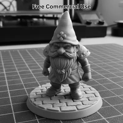 Tượng Gnome Chiến Binh (Gnome Warrior Figure)