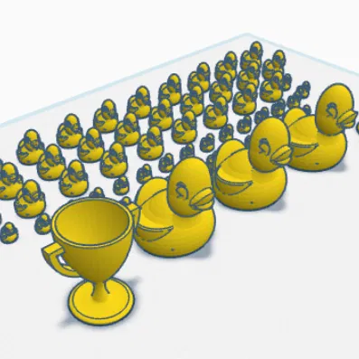 Biệt Đội Vịt Vàng 3D - Mô hình in ấn vui nhộn