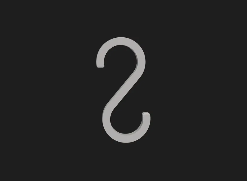 Móc Treo Áo Dạng Chữ S (S Shaped Coat Hook) - Image 2