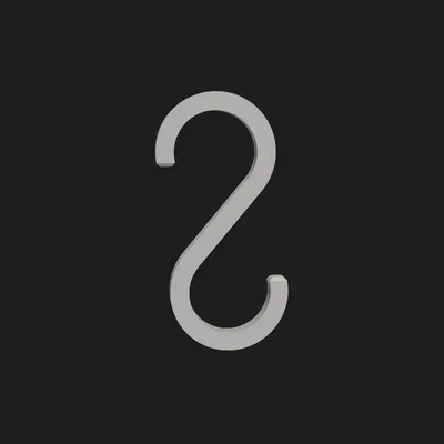 Móc Treo Áo Dạng Chữ S (S Shaped Coat Hook)