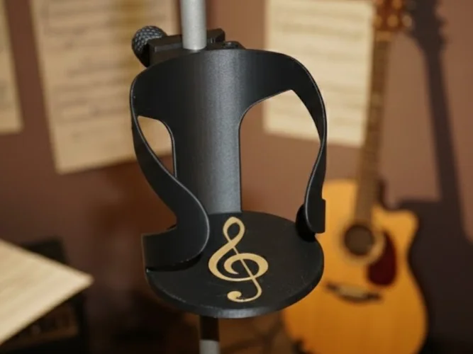 Giá treo ly/chai gắn giá nhạc “Ultimate Glass Holder for Music Stands”