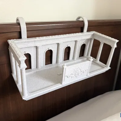 Kệ Đầu Giường Tân Cổ Điển (Classical Bedside Shelf V1)