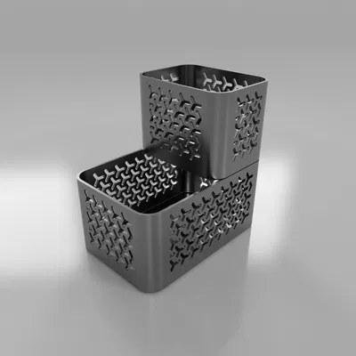 TriStar Stackable Modular Organizer – 100×75×75 mm