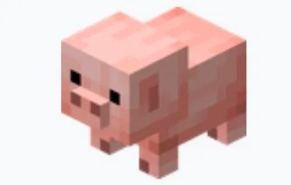 Mô Hình 3D Heo Con Minecraft Bé Nhỏ - Đồ Trang Trí Độc Đáo - Image 1