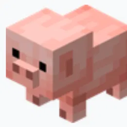 Mô Hình 3D Heo Con Minecraft Bé Nhỏ - Đồ Trang Trí Độc Đáo