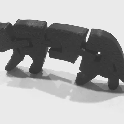 Mô Hình Mèo Uốn Dẻo 3D – Đồ Chơi In Nhanh, Không Cần Support