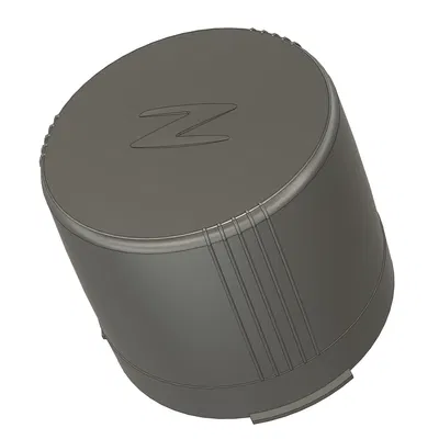 Nắp đậy ống kính sau Bronica S (Mô phỏng 3D)