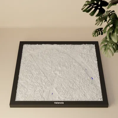 Valencia, Spain - Mô hình 3D thu nhỏ