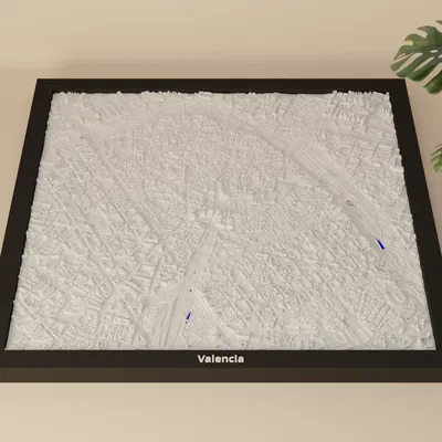 Valencia, Spain - Mô hình 3D thu nhỏ