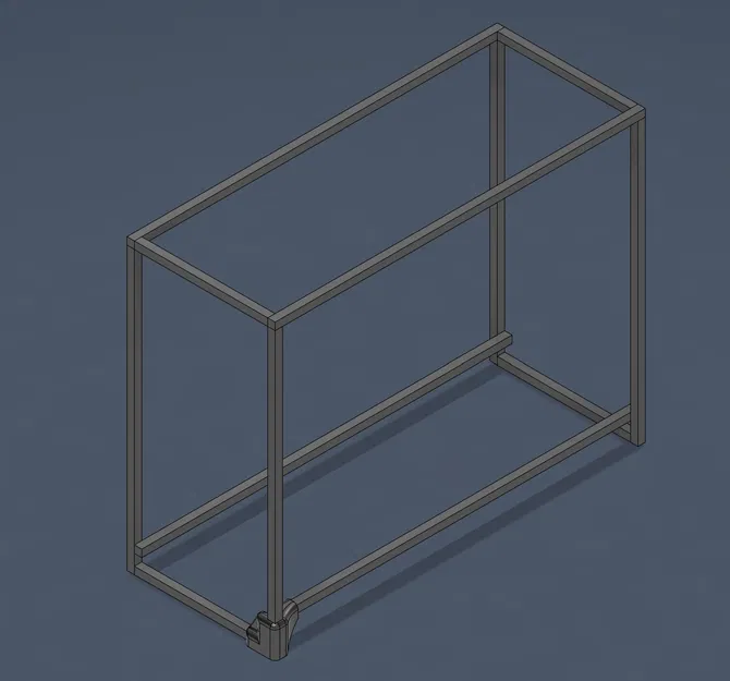 Bracket góc cho bàn khung ống vuông (square tubing) - Image 4