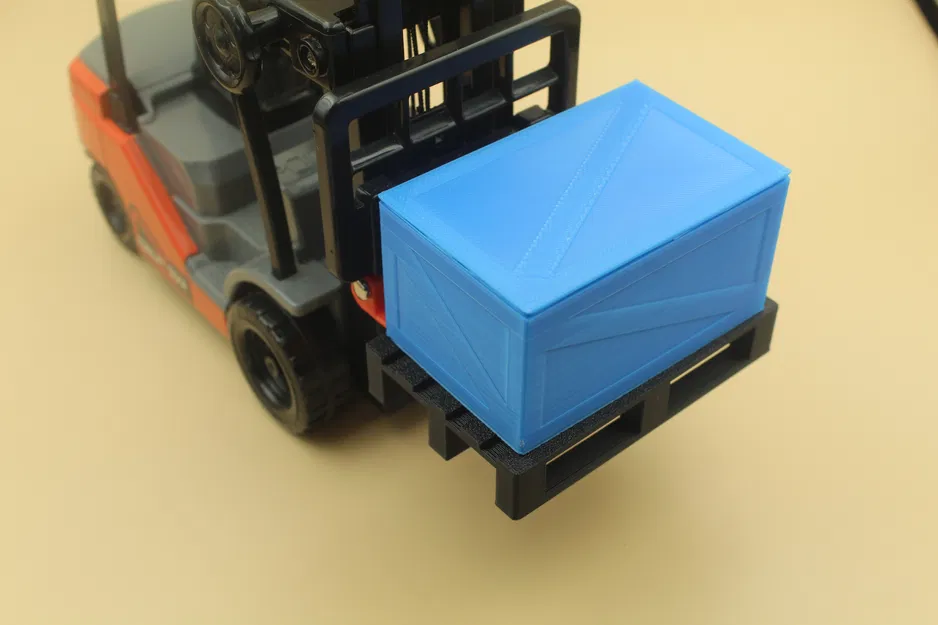 Bộ Mô Hình Pallet và Thùng Hàng Tỷ Lệ 1:15 - Image 1