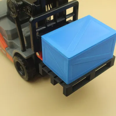 Bộ Mô Hình Pallet và Thùng Hàng Tỷ Lệ 1:15